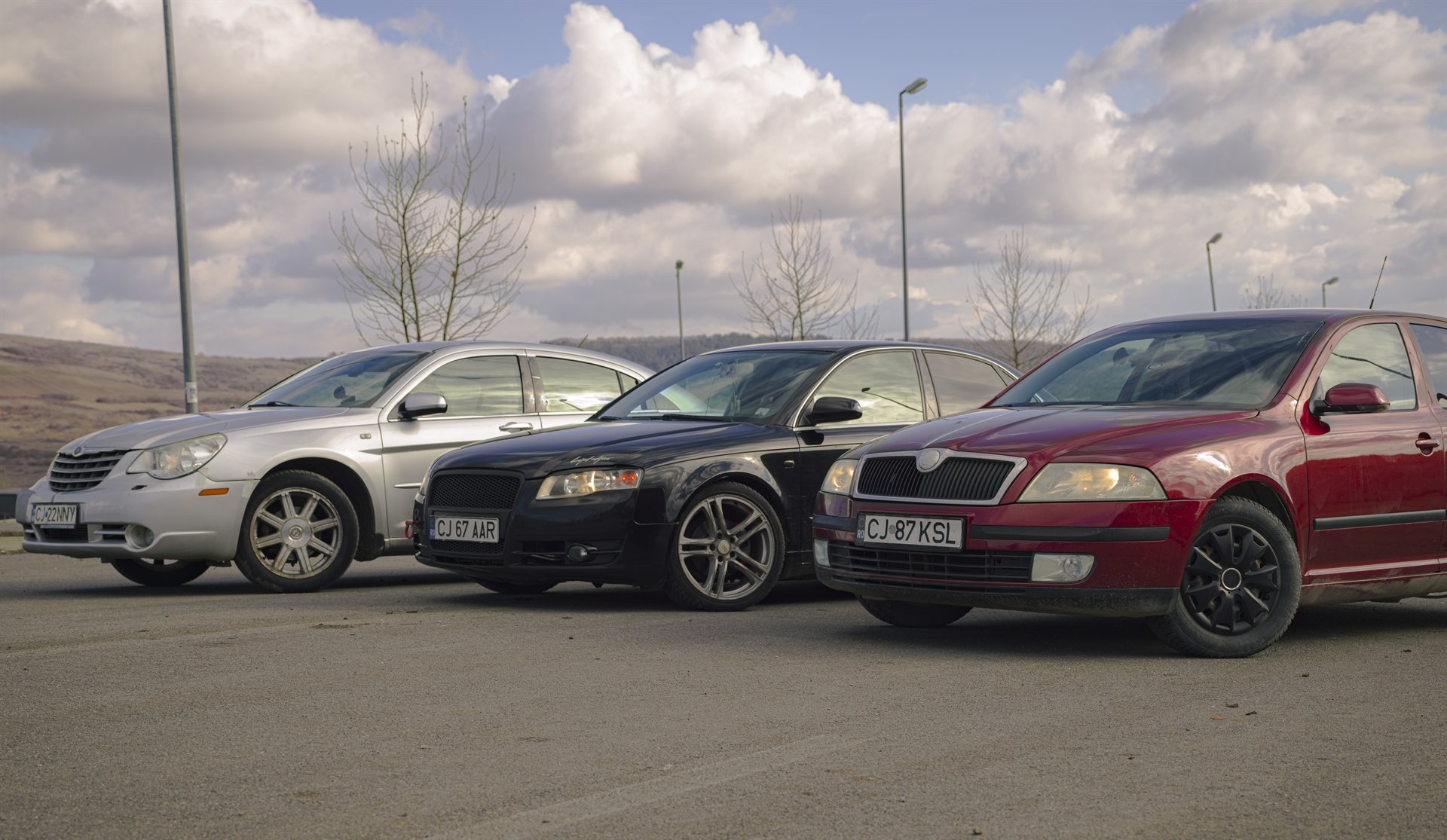 Chrysler Sebring, Audi A4 și Škoda Octavia, trio-ul 2.0 TDI - Fazalunga