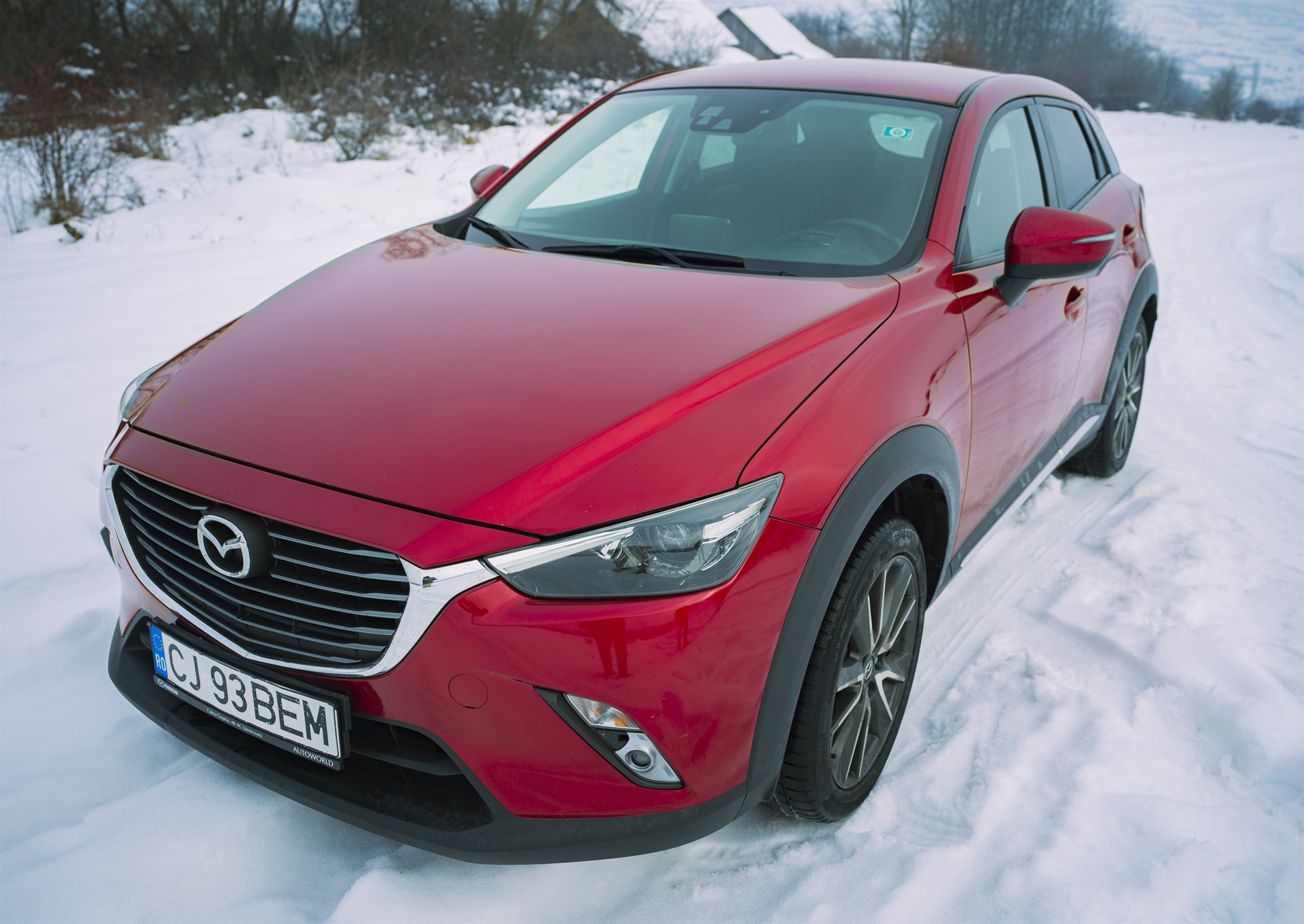 Mazda CX-3 în zăpadă - Fazalunga