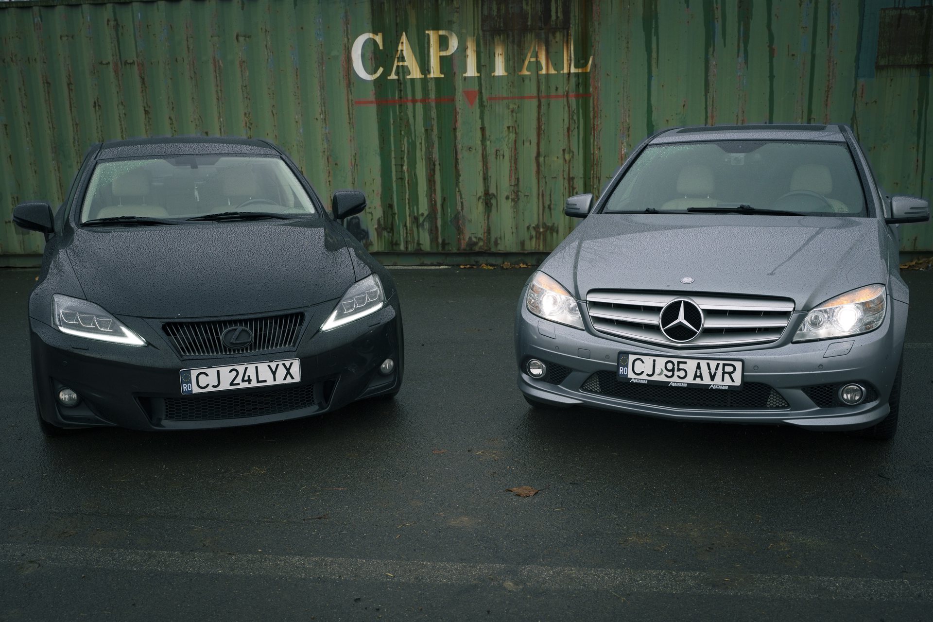 Lexus IS 250 și Mercedes C 280, față în față - Fazalunga
